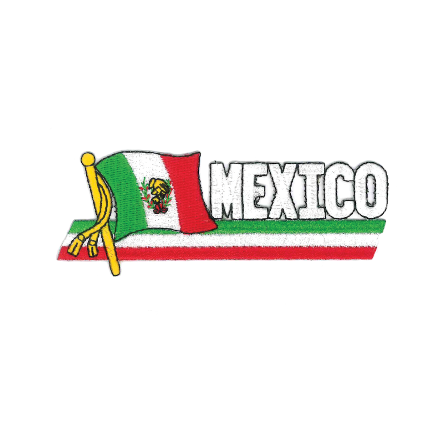1409 Mexican Flag Patch 4.5W – Bushido