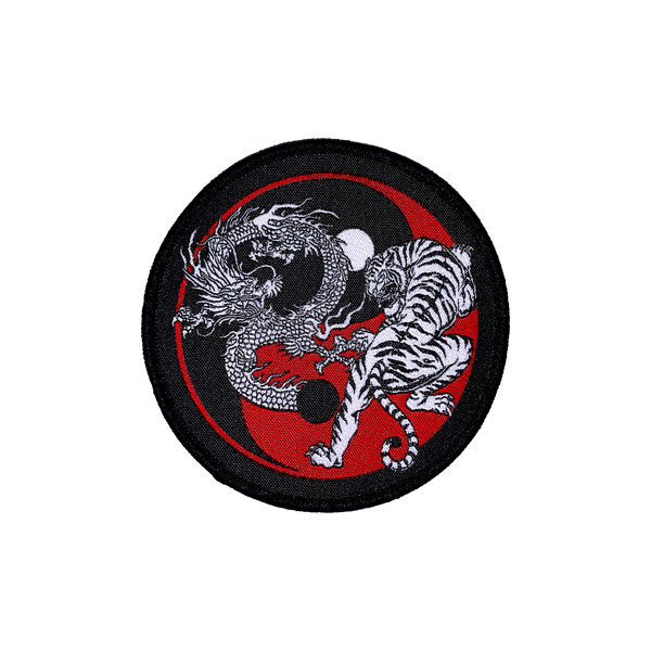 Dragon vs. Tiger Yin Yang Patch