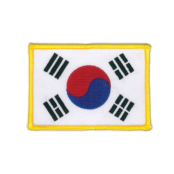 1133 Korean Flag Patch 2.75"W