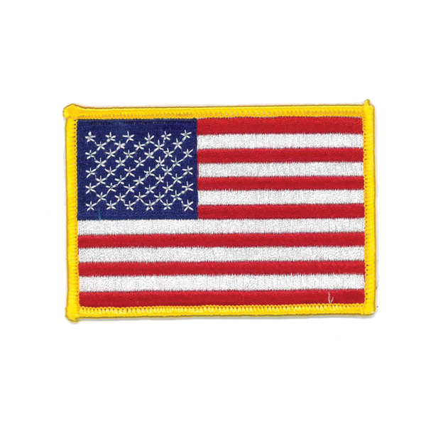 1134 American Flag Patch 3.5"W