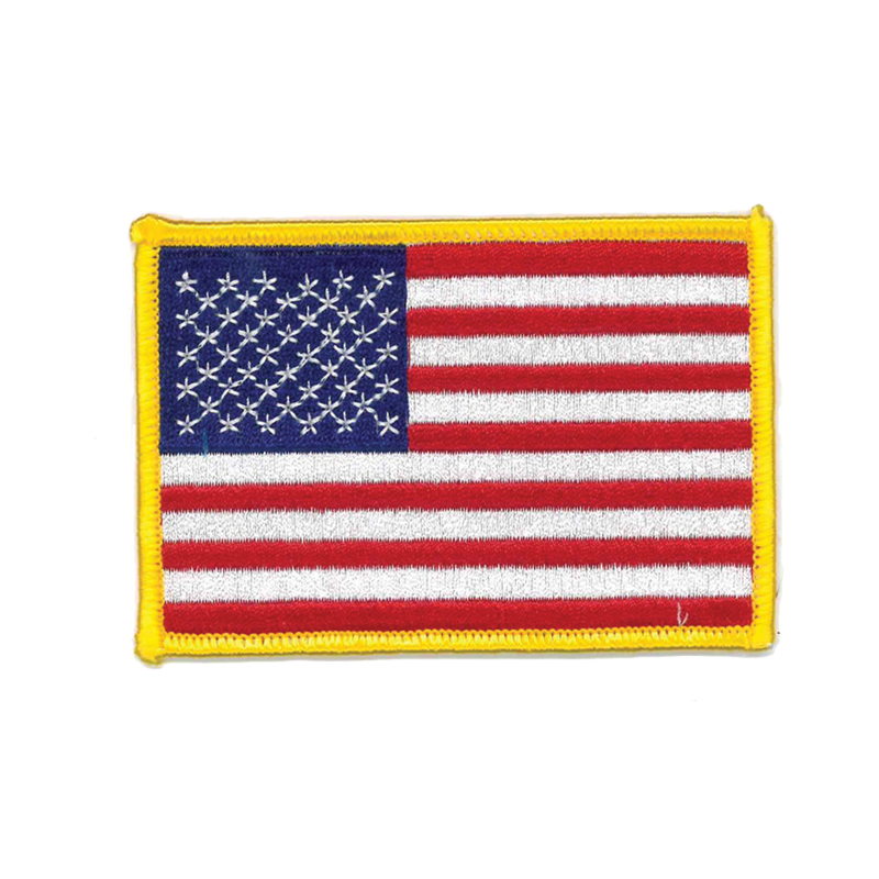 1134 American Flag Patch 3.5"W