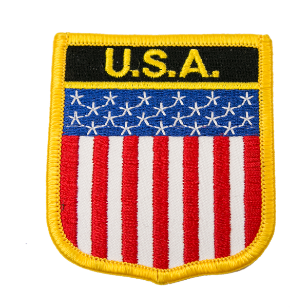 1138 USA Flag Patch 3.25"H