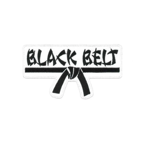 1190 Black Belt Patch 4.5"W