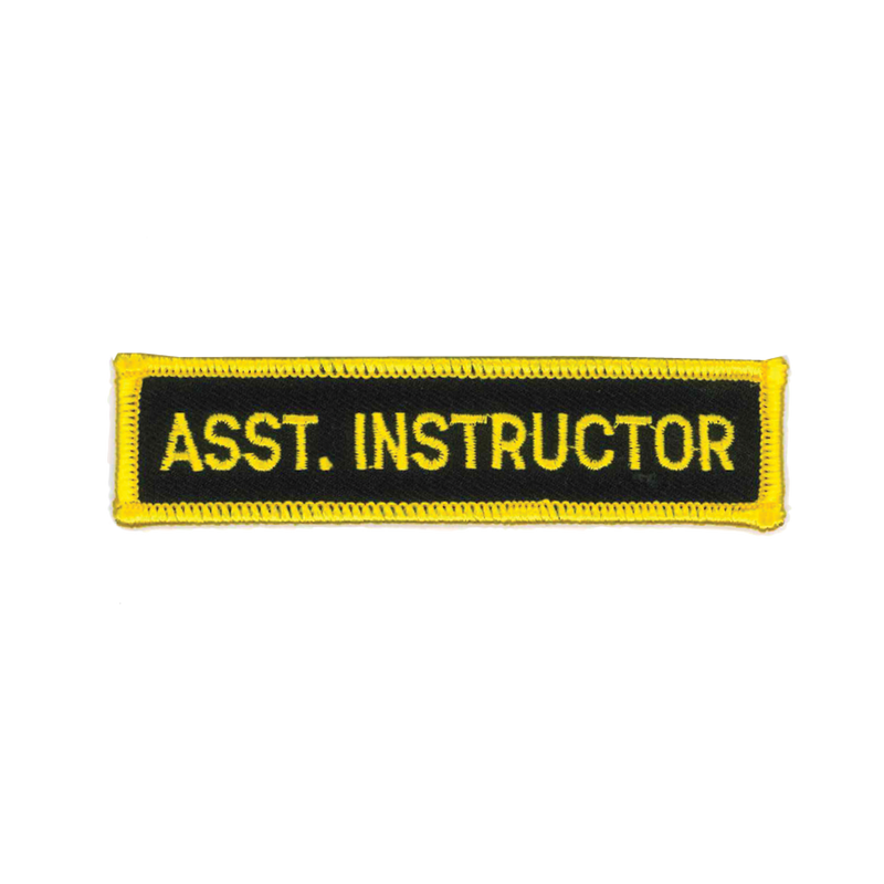 1193 Assistant Instructor Patch 4"W