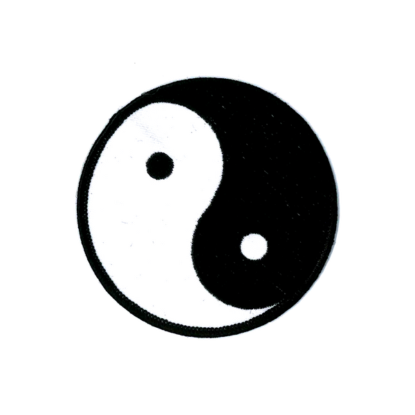 1210 Yin and Yang Patch 3.5"