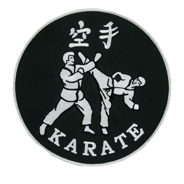 1223 Karate Punch Patch 8"
