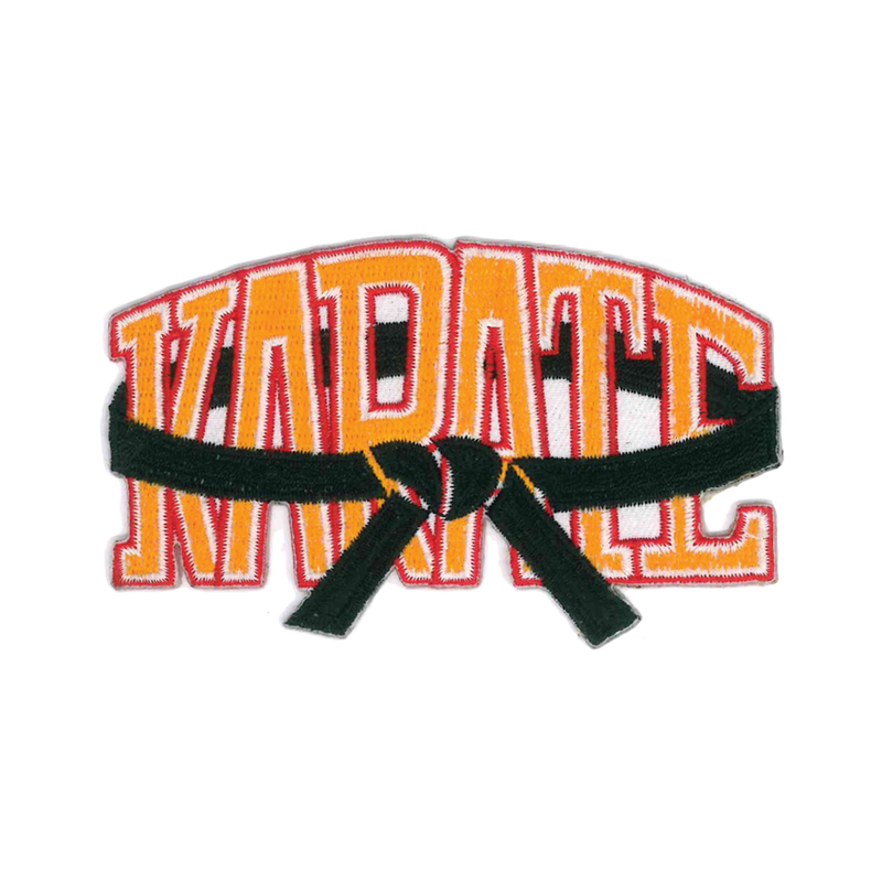 1289 Karate Belt Patch 4"W