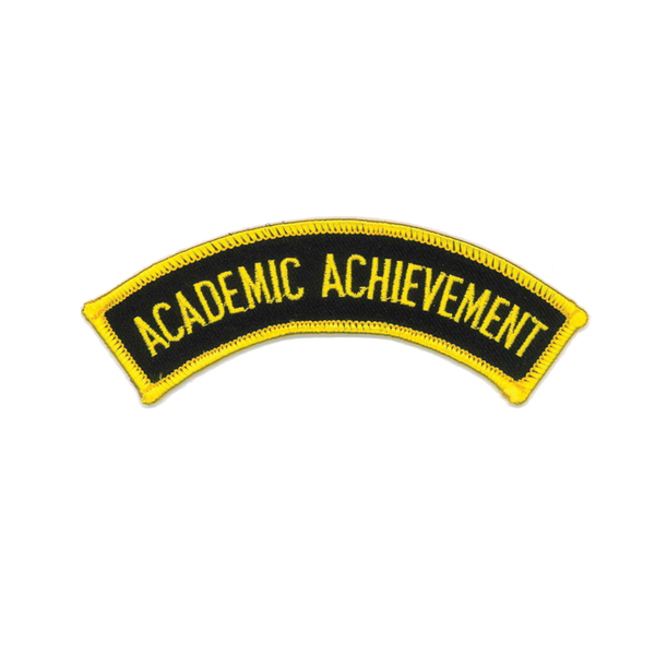 1353 Academic Achievement Patch 5"W