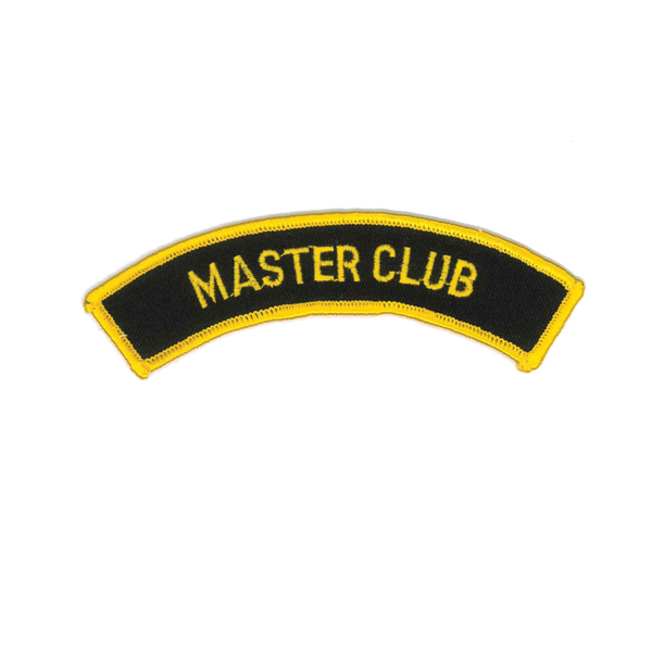 1356 Masters Club Patch 5"W