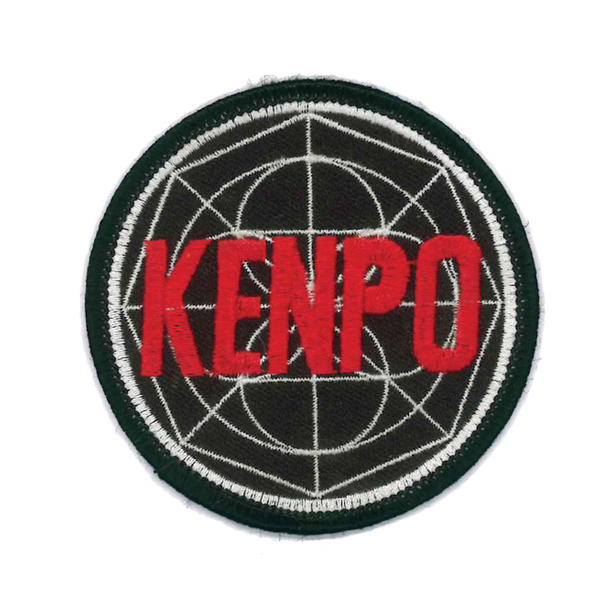 1386 Black Kenpo Patch 3"