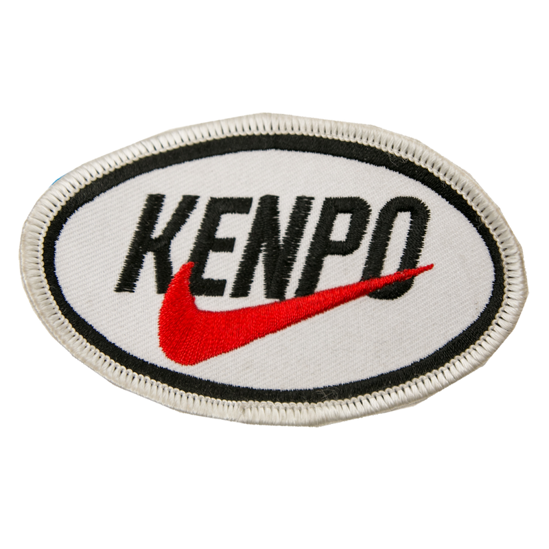 1391 Kenpo Swoosh Patch 4"W