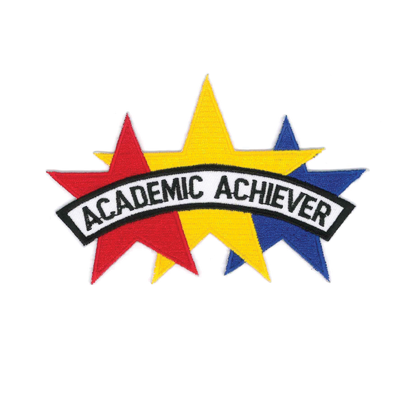 1407 Academic Achievement Patch 5"W