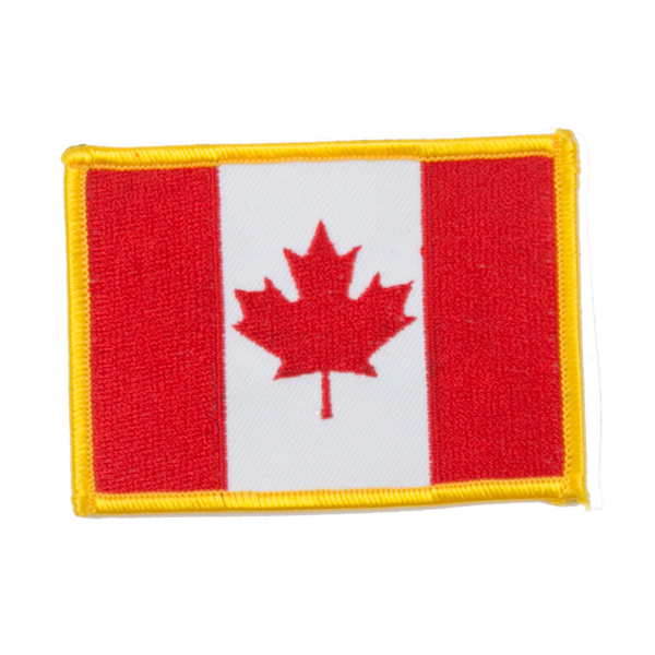 1411 Canadian Flag Patch 4.5"W