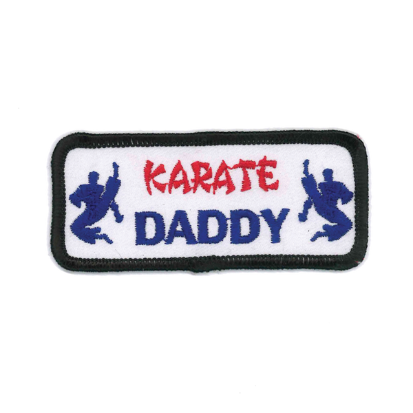 1439 Karate Daddy Patch 3.5"W