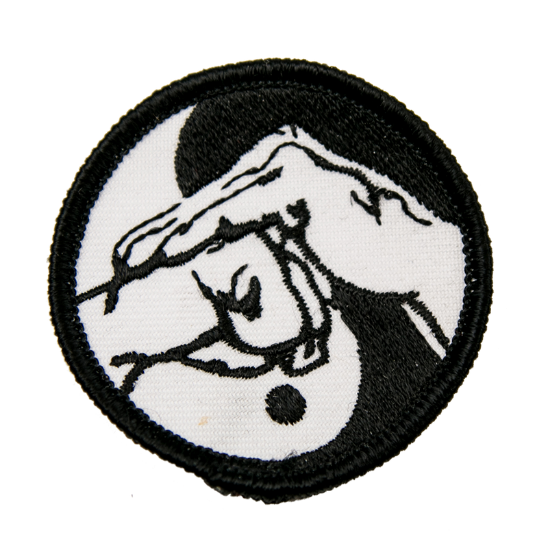 1467 Yin Yang Salute Patch 2"