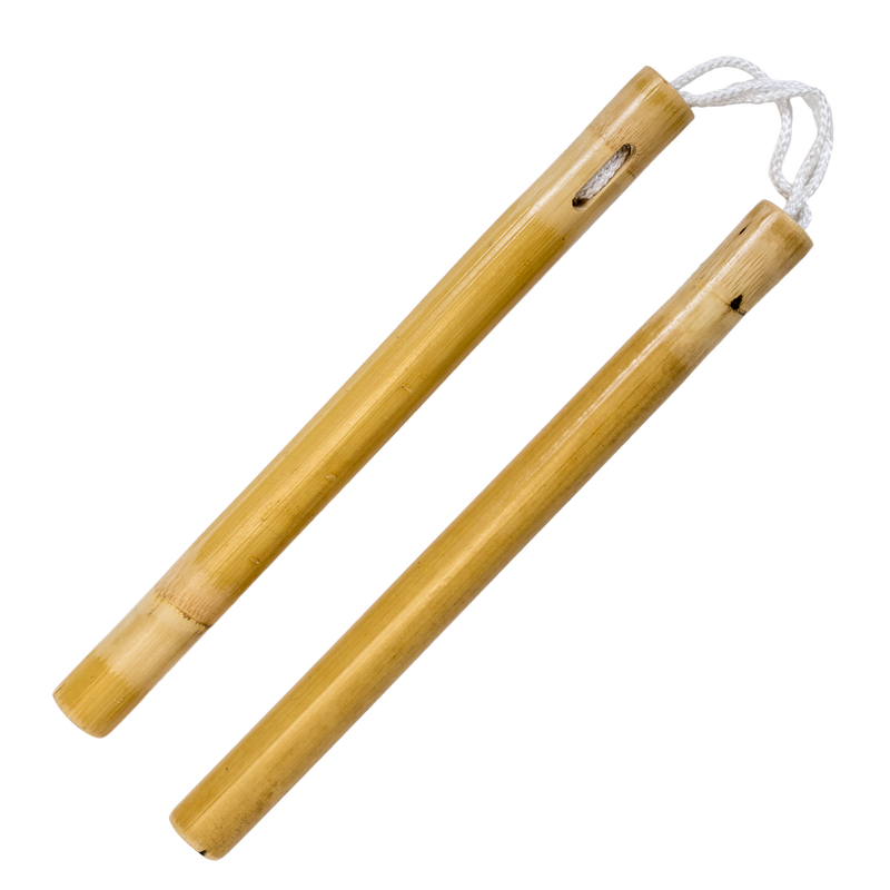 Rattan Nunchaku with Cord